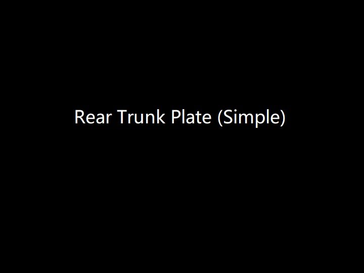 Rear Trunk Plate Rear Bumper Trim Decoration Trunk Metal Strip Protector For Defender 110 2020