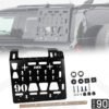 Black Molle Plate Kit LH for Land Rover Defender L663 90