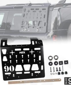 Black Molle Plate Kit LH for Land Rover Defender L663 90