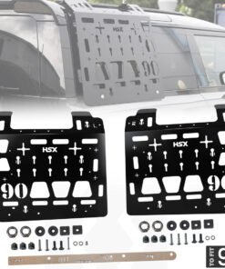 Black Molle Plate Kit PAIR for Land Rover Defender L663 90