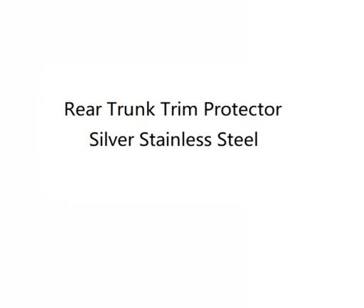 Car Rear Trunk Trim Protector Silver Stainless Steel 4 pcs for Land Rover Defender 2022