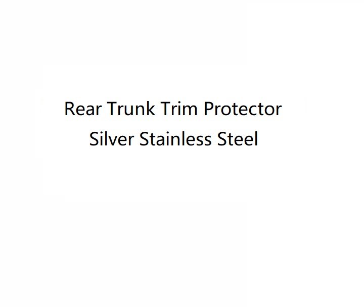 Car Rear Trunk Trim Protector Silver Stainless Steel 4 pcs for Land Rover Defender 2022