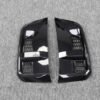 Dry Carbon Fiber ABS Gloss Black Front Side Fender Vent Trim Car Accessories For Defender L663 2020