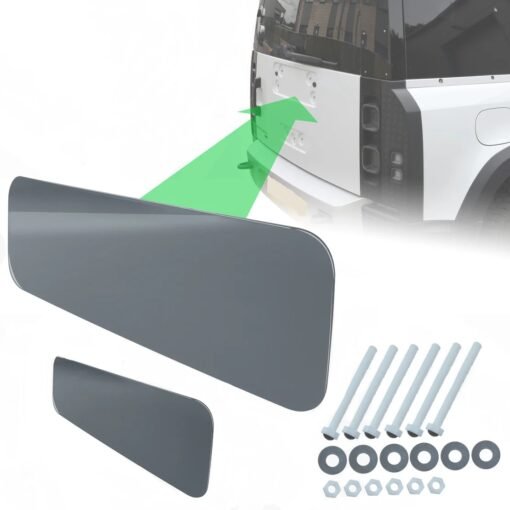 Eiger Grey Spare Wheel Delete Cover Set for Land Rover Defender L663