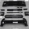 Front Bumper Body Kit Gloss Blackfor Land Rover Defender 2020