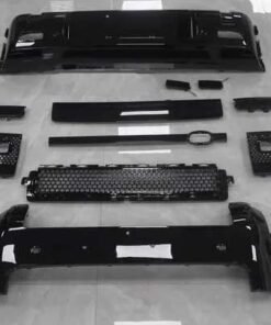Front Bumper Body Kit Gloss Blackfor Land Rover Defender 2020