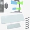 Fuji White Spare Wheel Delete Kit Aluminium Panel Exposed Bolts for Land Rover Defender L663