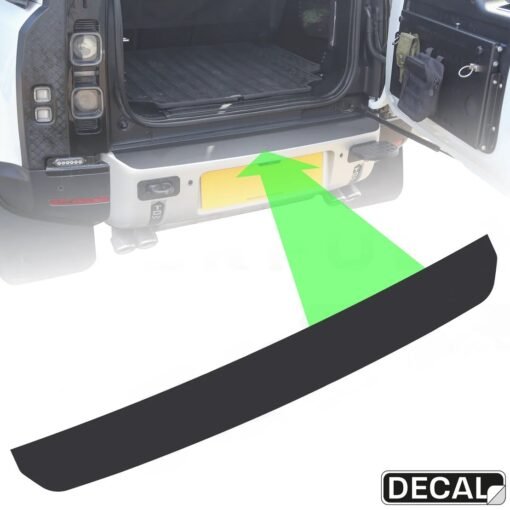Land Rover Defender L663 Rear Bumper Protection Decal without Emblem