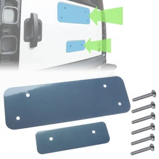 Tasman BlueSpare Wheel Delete Kit Aluminium Panel Exposed Bolts for Land Rover Defender L663