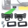 Upgrade Kit D Tow Loop with Black Loops and Chequer Surrounds for Land Rover Defender L663
