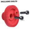 50mm Large Type Tow Bar Replacement Red Ratchet Cog for Land Rover Discovery 3/4