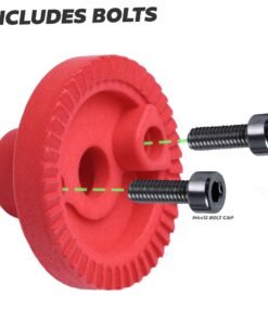 50mm Large Type Tow Bar Replacement Red Ratchet Cog for Land Rover Discovery 3/4