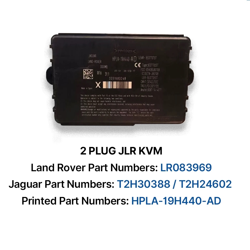 JLR KVM RFA Module HPLA-19H440-AD 2 Plug DOIP-based