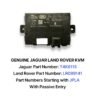 JLR KVM RFA Module JPLA-19H440-DE Passive Entry LR099141/T4K6115