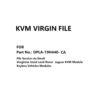 KVM Module Virgin File for Part No. DPLA-19H440-CA