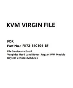 KVM Module Virgin File for Part No. FK72-14C104-BF