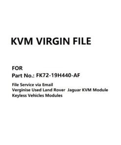 KVM Module Virgin File for Part No. FK72-19H440-AF