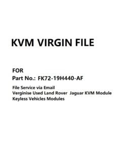 KVM Module Virgin File for Part No. FK72-19H440-AF