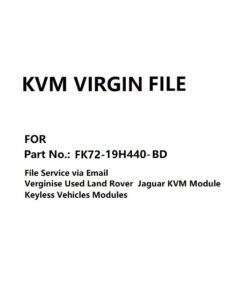 KVM Module Virgin File for Part No. FK72-19H440-BD