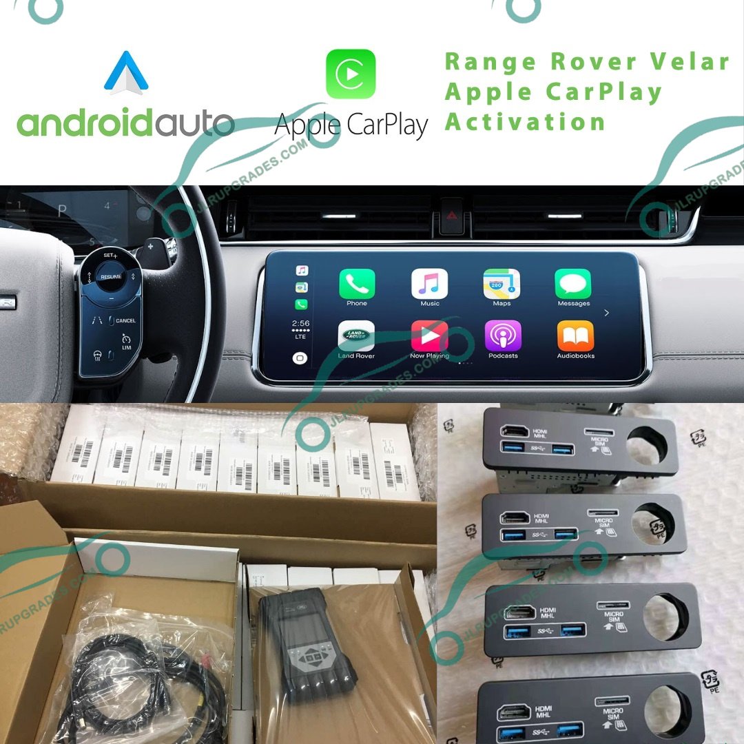 JLR CarPlay Android Auto Activated via JET-Pro or JET Master MY2017-2025