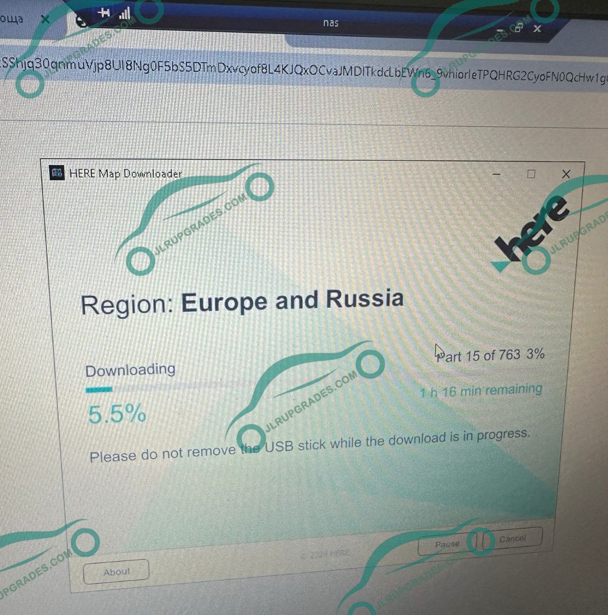 Map Region Convert USA to Europe for JLR IMC Old Model