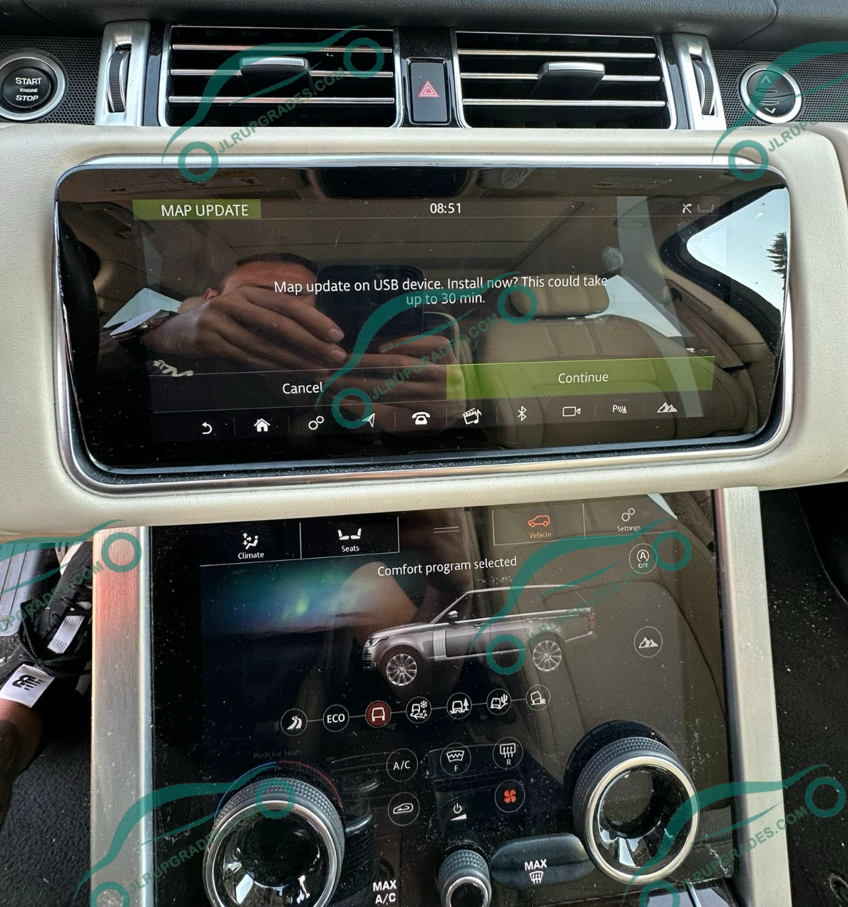 Map Region Convert USA to Europe for JLR IMC Old Model