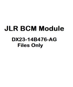 JLR BCM Module DX23-14B476-AG Files