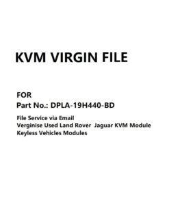 KVM Module Virgin File for Part No. DPLA-19H440-BD