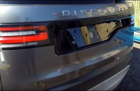 Rear Bumper Dynamic Tow Eye Cover Black for Land Rover Discovery 5