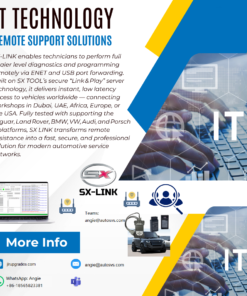 SX‑LINK – Remote Diagnostic Bridge for SX‑TOOL, JLR ENET & DOIP