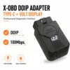 Type C X-OBD ENET DoIP Adapter with Voltage Display for BMW Mercedes Audi Land Rover Volvo Diagnosing