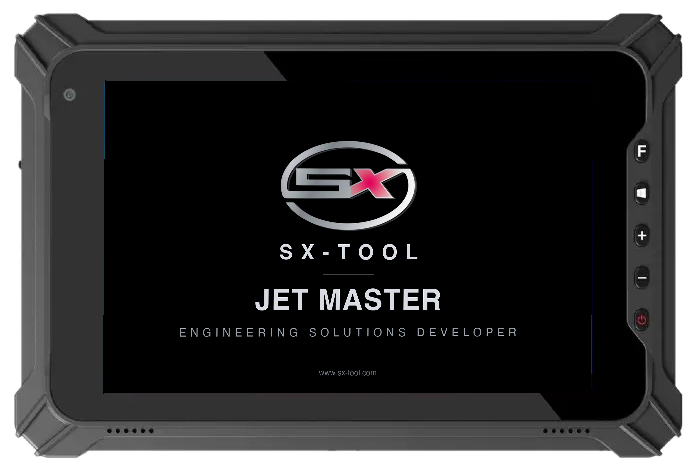SX-TOOL SXTBT8 — 8" Windows Industrial Rugged Tablet | 4G LTE, 2D Scanner, NFC, IP65